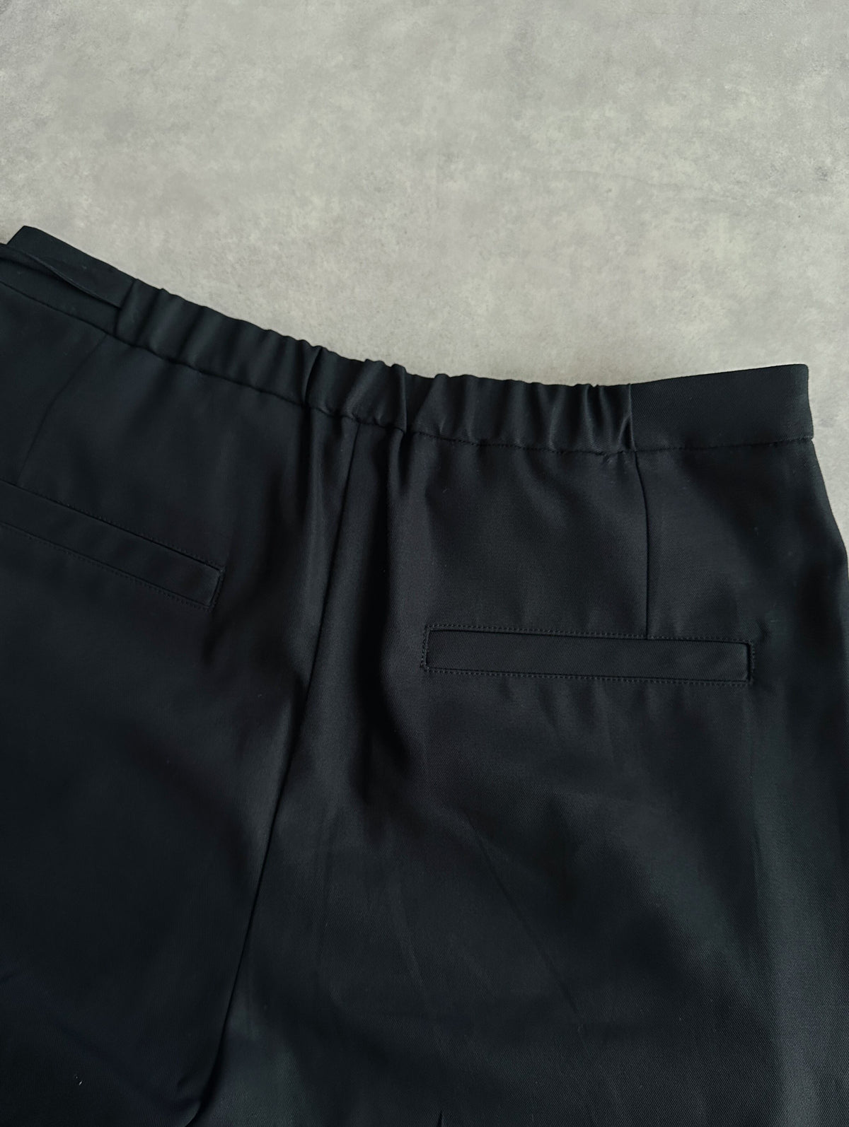 《サイズ調整可》ミッドナイトドレープラップパンツ