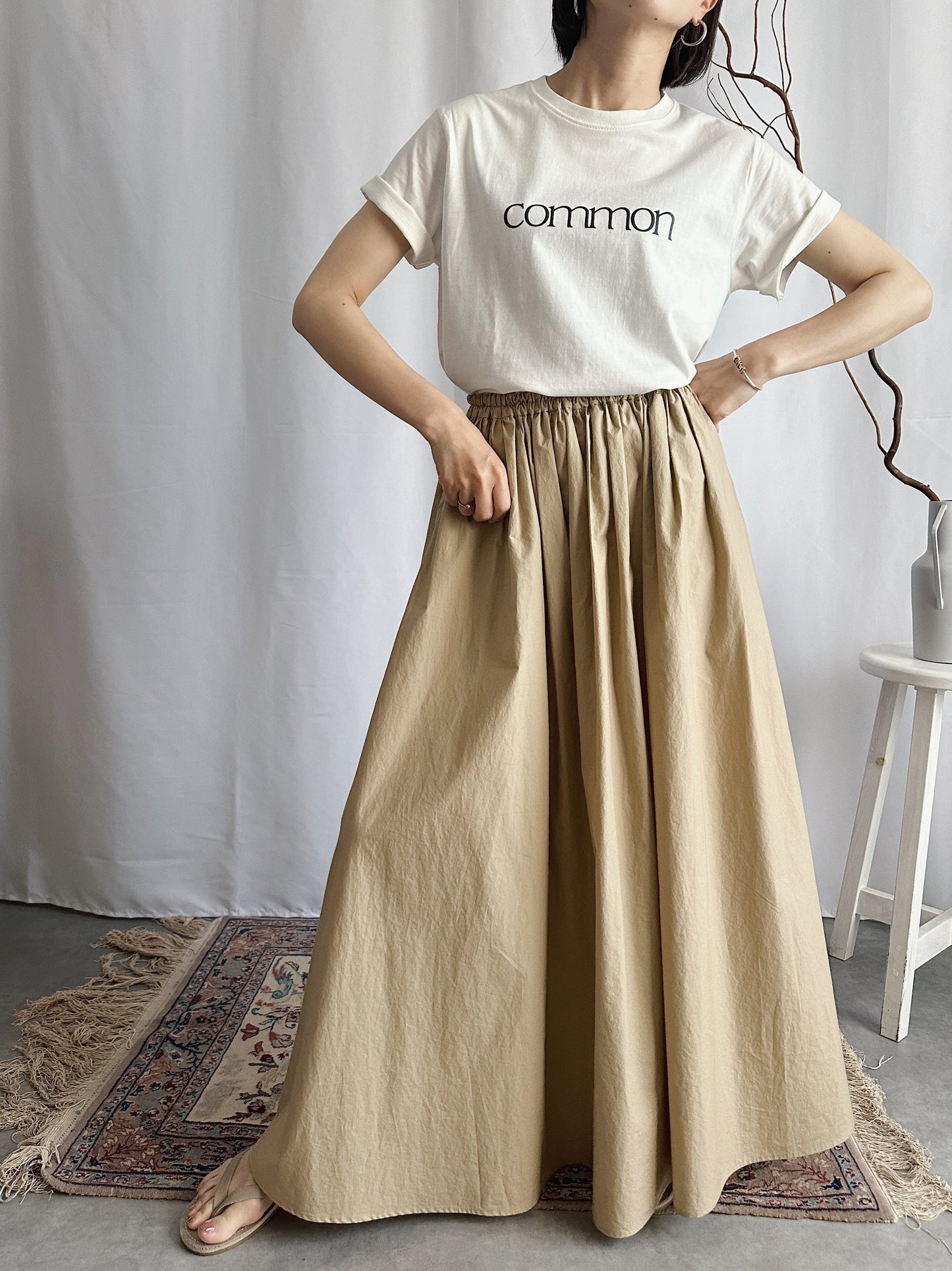 オーガニックコットンロゴTシャツ