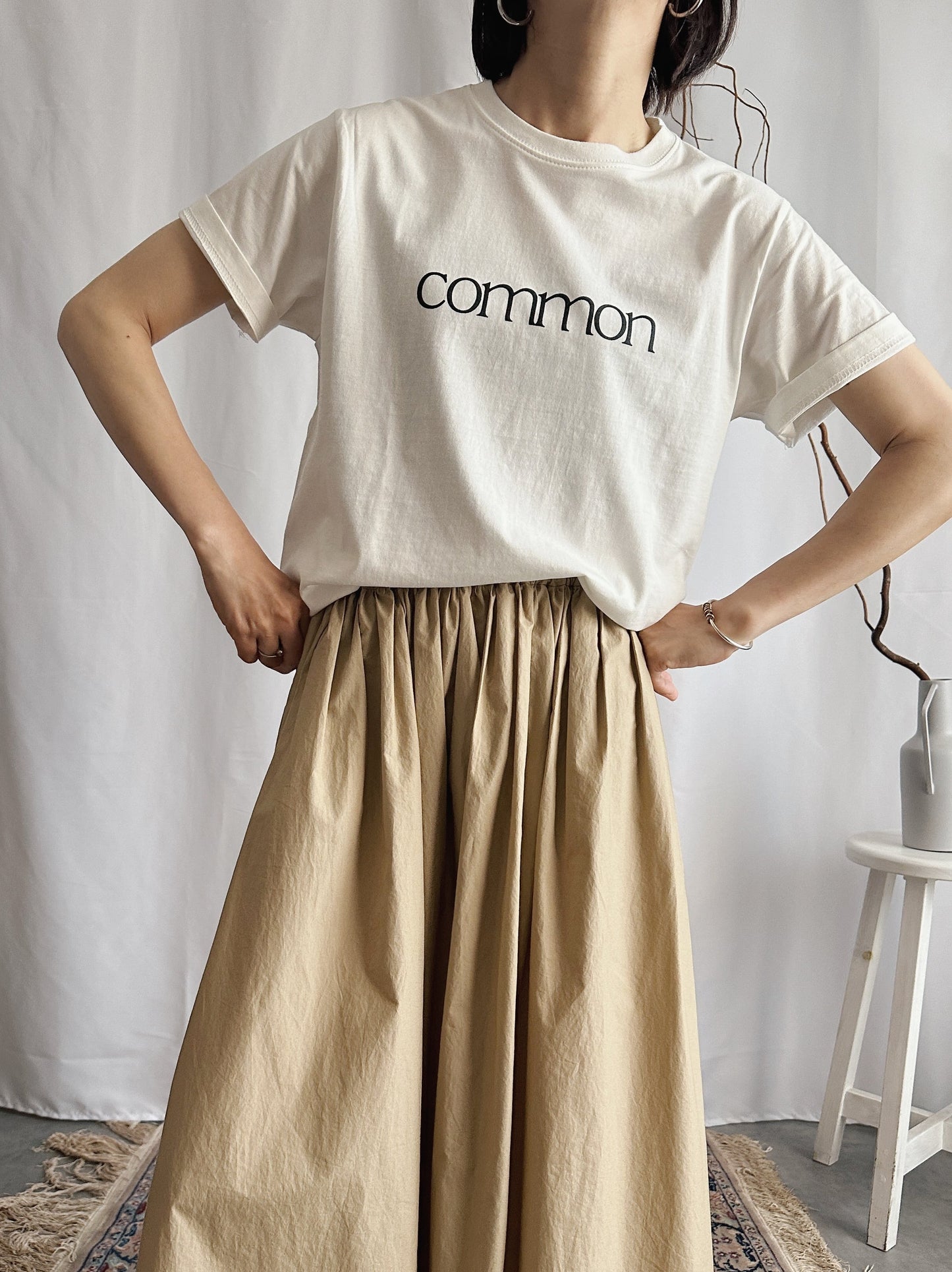 オーガニックコットンロゴTシャツ