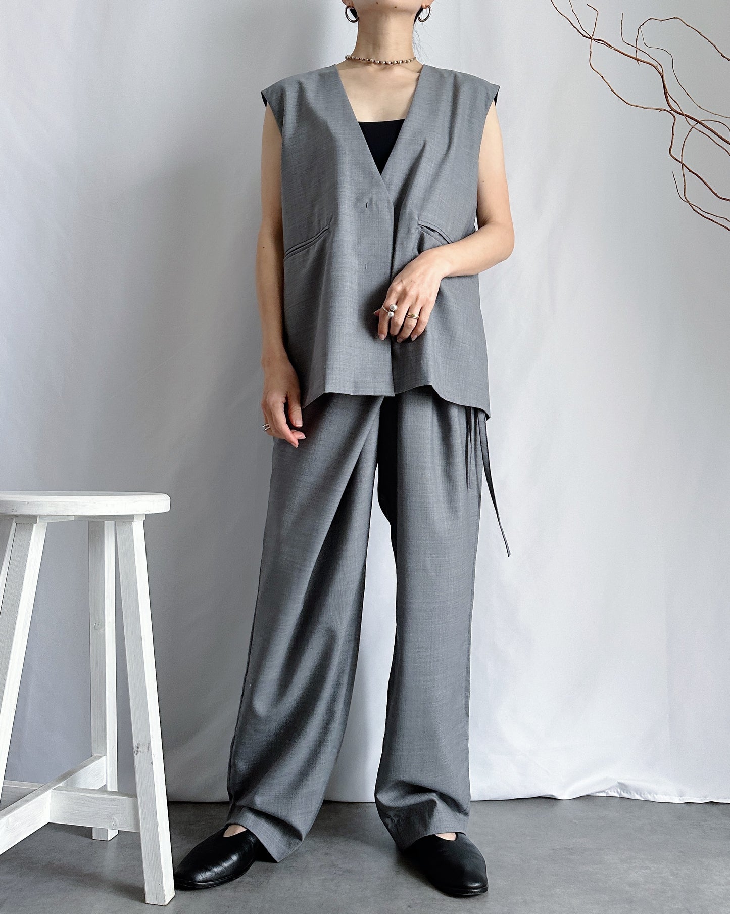 【先行予約品】トロピカルウールジレ