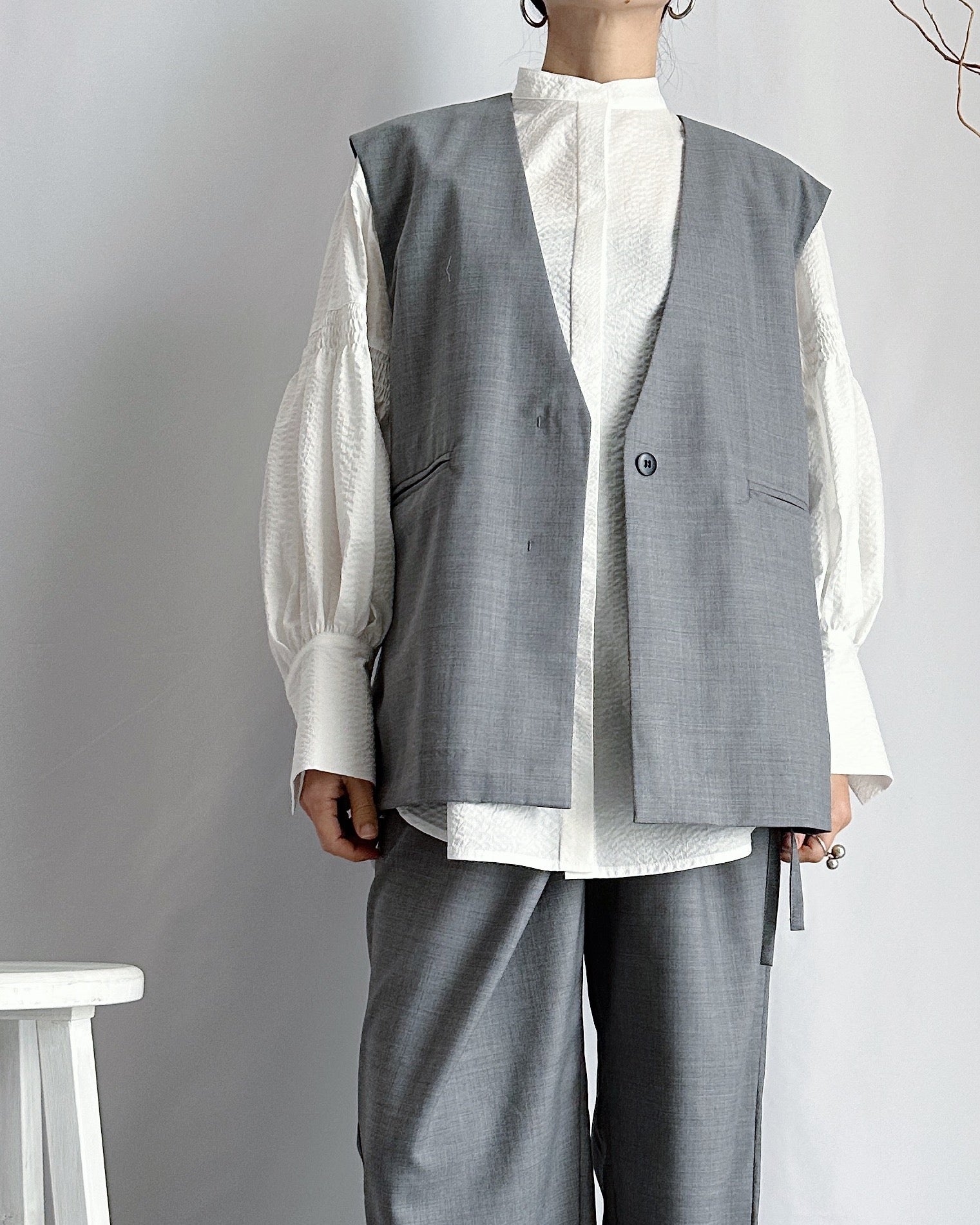 common vintage クロップドベスト サマークロップドベスト（ベスト）｜AP STUDIO（エーピーストゥディオ