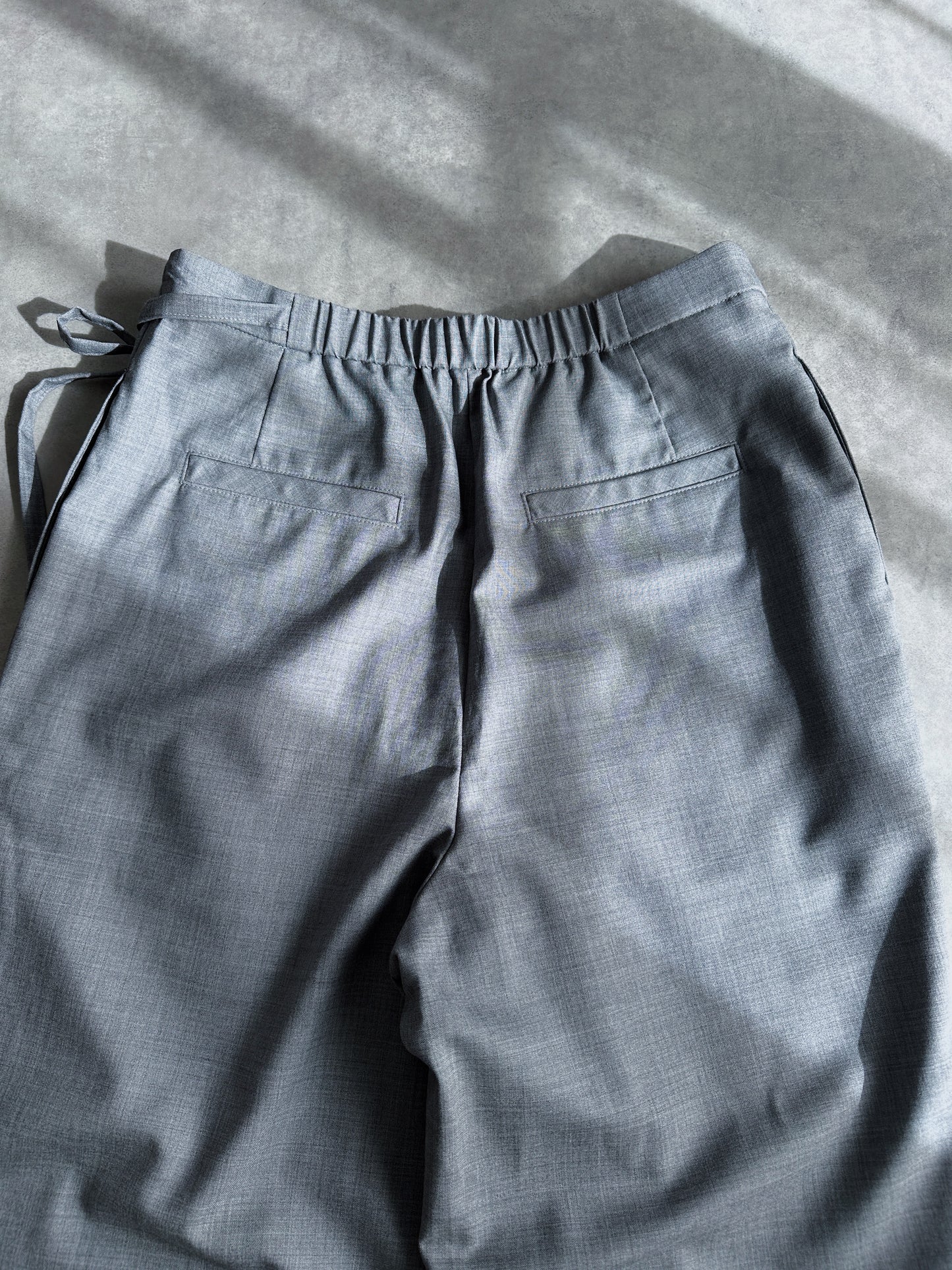 【先行予約品】トロピカルウールラップパンツ