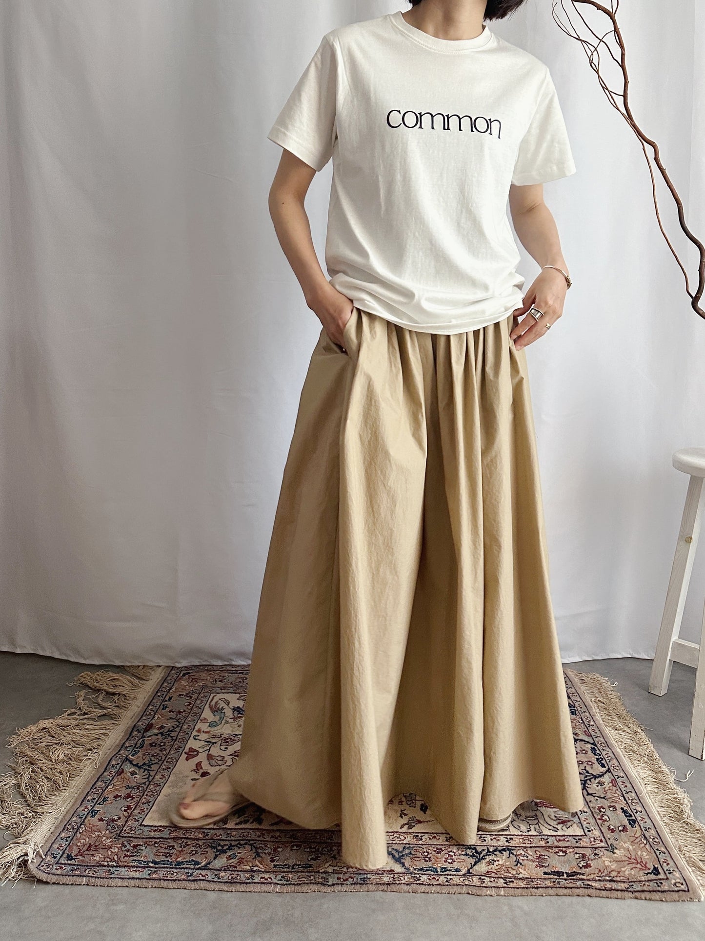 オーガニックコットンロゴTシャツ