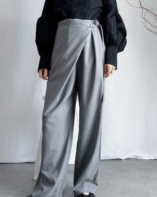 【先行予約品】トロピカルウールラップパンツ