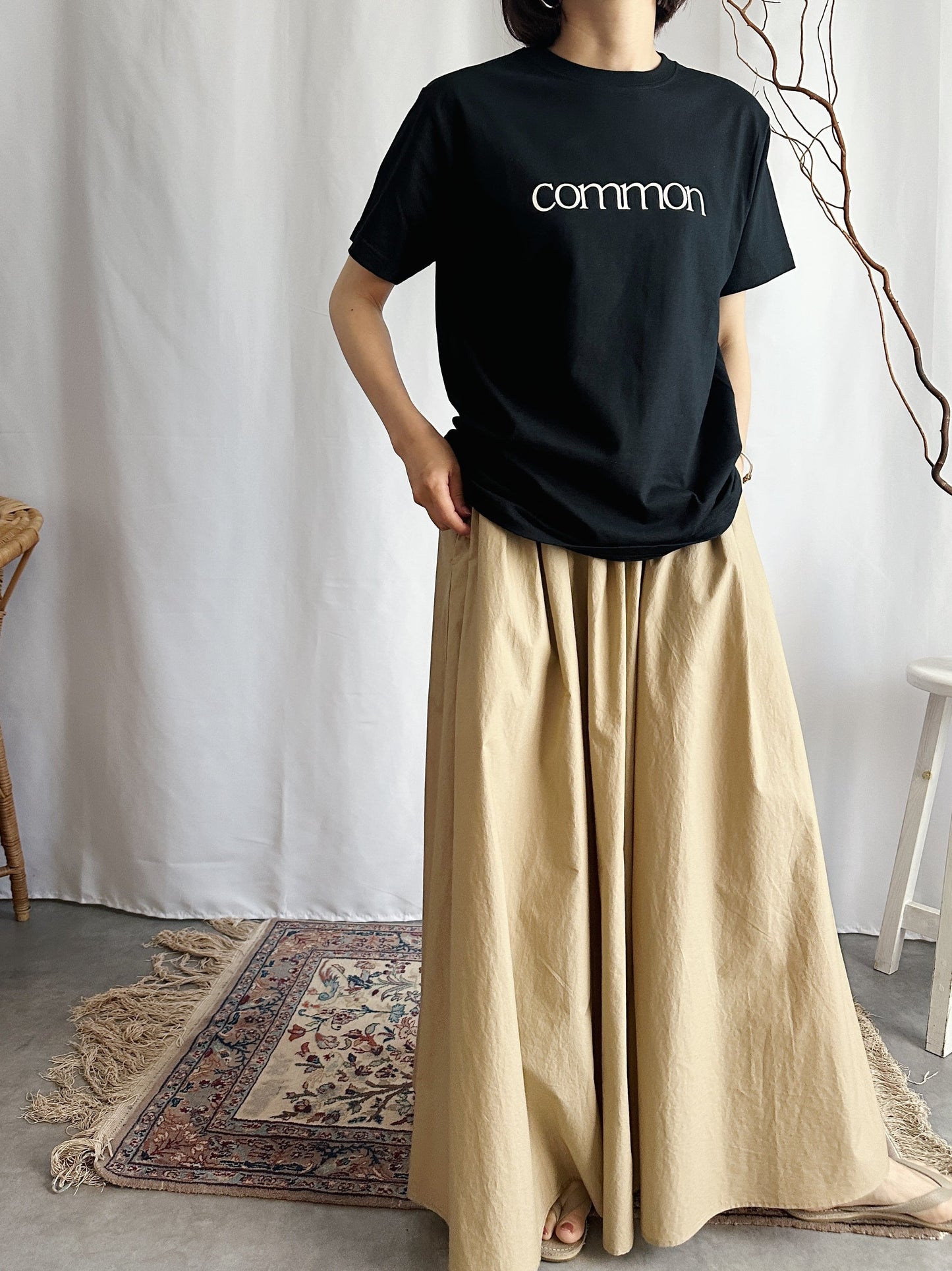オーガニックコットンロゴTシャツ